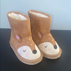 Kids Tan Deer Boots